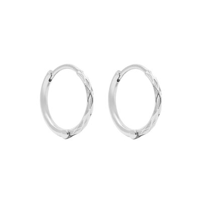 MIAB Jewels MIAB Oorbellen |  Polished Click | Zilver