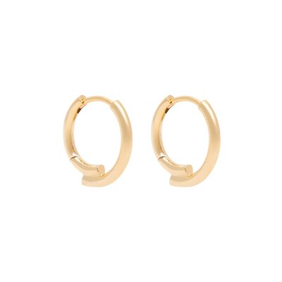 MIAB Jewels MIAB Oorbellen |  Overlined Click | Goldfilled
