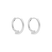 MIAB Jewels MIAB Oorbellen |  Overlined Click | Zilver