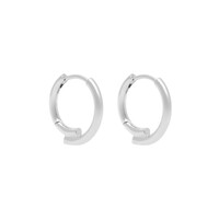 MIAB Jewels MIAB Oorbellen |  Overlined Click | Zilver