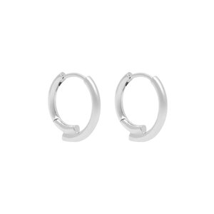 MIAB Jewels MIAB Oorbellen |  Overlined Click | Zilver