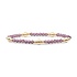 SPARKLING SPARKLING Armband | Aubergine Quartz Bold Mix | Verguld