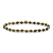 SPARKLING SPARKLING Armband | Tiger Eye Interstellar | Verguld