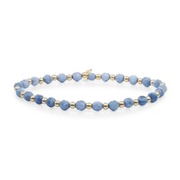 SPARKLING SPARKLING Armband | Blue Aventurine Interstellar | Verguld