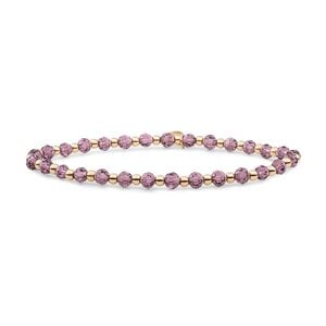 SPARKLING SPARKLING Armband | Aubergine Quartz Interstellar | Verguld