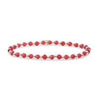SPARKLING SPARKLING Armband | Fuchsia Quartz Interstellar | Verguld