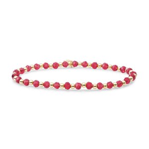 SPARKLING SPARKLING Armband | Fuchsia Quartz Interstellar | Verguld