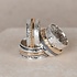 JEH JEWELS JEH JEWELS Ring | Ring zilver met goldfilled modieus kant | 19970