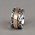 JEH JEWELS JEH JEWELS Ring | Ring zilver met goldfilled modieus kant | Touch of Gold
