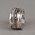 JEH JEWELS JEH JEWELS Ring | Ring zilver + Gold Filled Speels | Touch of Gold
