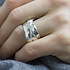 JEH JEWELS JEH JEWELS Ring | Ring zilver met hamerslag | 18102