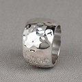 JEH JEWELS JEH JEWELS Ring | Ring zilver bol hamerslag
