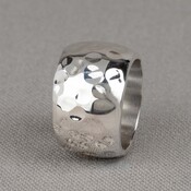 JEH JEWELS JEH JEWELS Ring | Ring zilver bol hamerslag | 21123