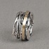 JEH JEWELS JEH JEWELS Ring | Ring zilver + 9 karaat + bogen | 21198