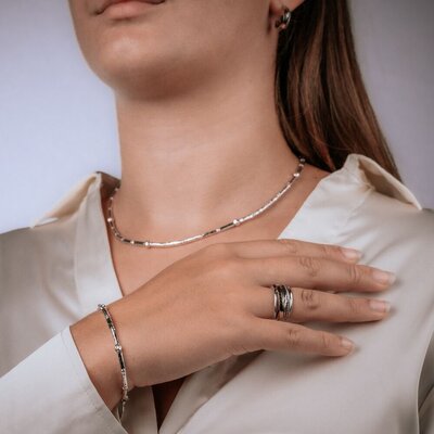 JEH JEWELS JEH JEWELS Ring | Ring zilver + 9 karaat + bogen | 21198