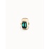 UNOde50 UNOde50 Ring | SER MAGNETICA | VERGULD | GROEN KRISTAL | ANI0829VRDORO