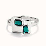 UNOde50 UNOde50 Armband | SER MAGNETICA | GROEN KRISTAL | PUL2486VRDMTL