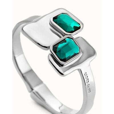 UNOde50 UNOde50 Armband | SER MAGNETICA | GROEN KRISTAL | PUL2486VRDMTL