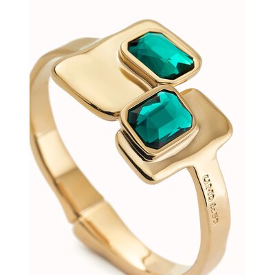 UNOde50 UNOde50 Armband | SER MAGNETICA | VERGULD | GROEN KRISTAL | PUL2486VRDORO
