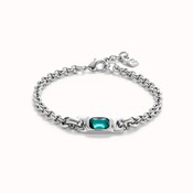 UNOde50 UNOde50 Armband | SER MAGNETICA | GROEN KRISTAL | PUL2495VRDMTL