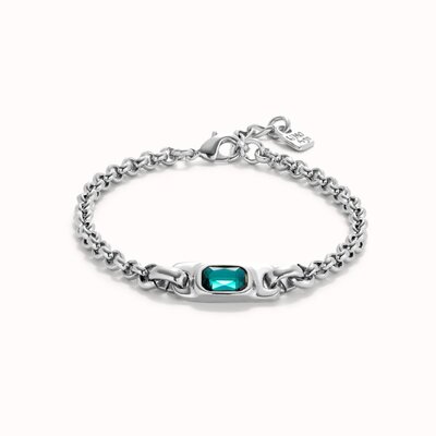 UNOde50 UNOde50 Armband | SER MAGNETICA | GROEN KRISTAL | PUL2495VRDMTL