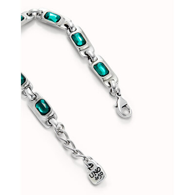UNOde50 UNOde50 Armband | SER MAGNETICA | GROEN KRISTAL | PUL2487VRDMTL