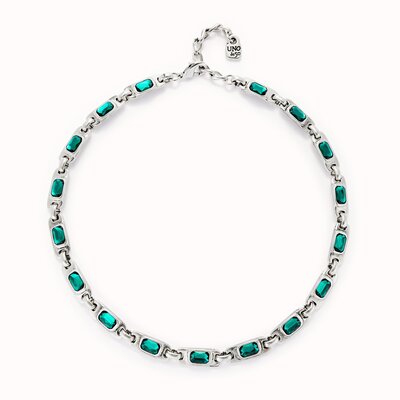UNOde50 UNOde50 Ketting | SER MAGNETICA | GROEN KRISTAL | COL1955VRDMTL0U