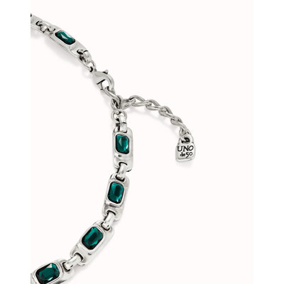 UNOde50 UNOde50 Ketting | SER MAGNETICA | GROEN KRISTAL | COL1955VRDMTL0U