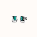 UNOde50 UNOde50 Oorbellen | SER MAGNETICA | GROEN KRISTAL | FW24