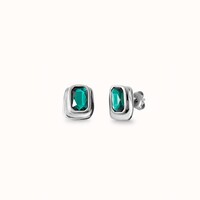UNOde50 UNOde50 Oorbellen | SER MAGNETICA | GROEN KRISTAL | FW24
