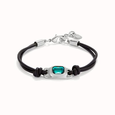 UNOde50 UNOde50 Armband | SER MAGNETICA | GROEN KRISTAL | PUL2480VRDMTL