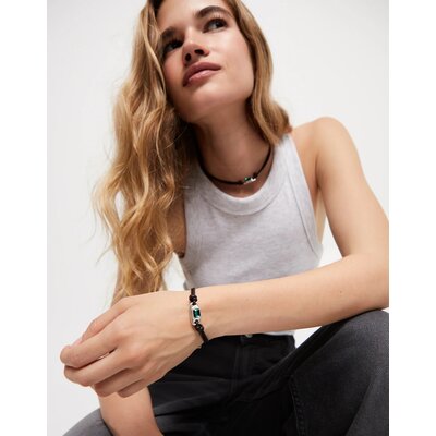 UNOde50 UNOde50 Armband | SER MAGNETICA | GROEN KRISTAL | PUL2480VRDMTL