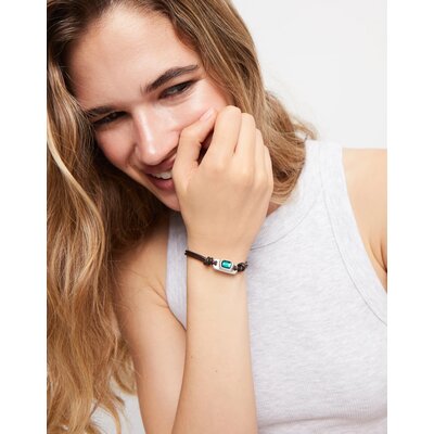 UNOde50 UNOde50 Armband | SER MAGNETICA | GROEN KRISTAL | PUL2480VRDMTL