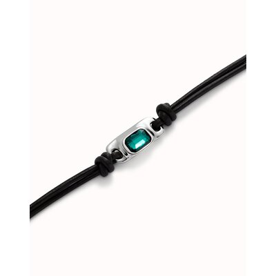 UNOde50 UNOde50 Armband | SER MAGNETICA | GROEN KRISTAL | PUL2480VRDMTL
