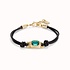 UNOde50 UNOde50 Armband | SER MAGNETICA | VERGULD | GROEN KRISTAL | PUL2480VRDORO