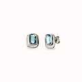 UNOde50 UNOde50 Oorbellen | SER MAGNETICA | LICHT BLAUW KRISTAL | FW24