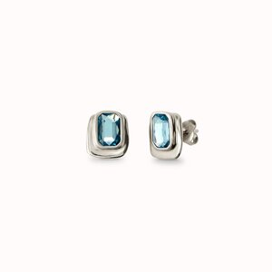 UNOde50 UNOde50 Oorbellen | SER MAGNETICA | LICHT BLAUW KRISTAL | FW24