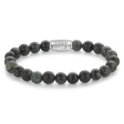 REBEL & ROSE REBEL & ROSE Armband | Green Rocks | 8 mm
