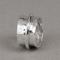 JEH JEWELS JEH JEWELS Ring | Zilver spinning ring diabolo