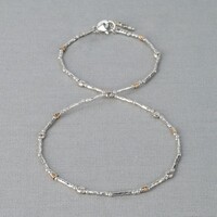 JEH JEWELS JEH JEWELS Ketting | Collier zilver + A little touch of Goldfilled