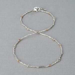 JEH JEWELS JEH JEWELS Ketting | Collier zilver + A little touch of Goldfilled