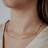 JEH JEWELS JEH JEWELS Ketting | Collier zilver + A little touch of Goldfilled | 21259