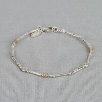 JEH JEWELS JEH JEWELS Armband | Zilver +A little touch of Goldfilled