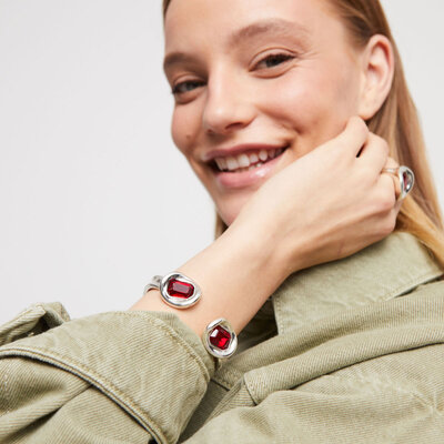 UNOde50 UNOde50 Armband | SER VALIENTE | ROOD | PUL2453ROJMTL