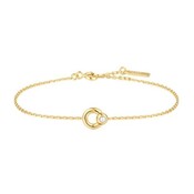 ANIA HAIE ANIA HAIE Bracelet | Chic Creator | Hoop FW Pearl  | VERGULD  | B058-03G