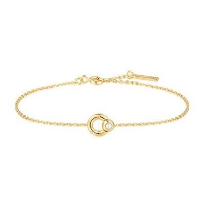 ANIA HAIE ANIA HAIE Bracelet | Chic Creator | Hoop FW Pearl  | VERGULD  | B058-03G