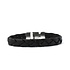JOSH JOSH ARMBAND | BLACK | ZILVER | 24764-BRA
