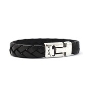 JOSH JOSH ARMBAND | BLACK | ZILVER | 24353 -BRA