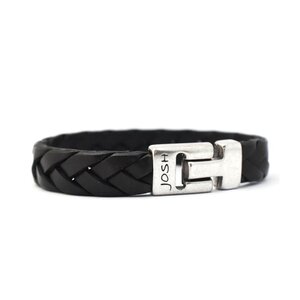 JOSH JOSH ARMBAND | BLACK | ZILVER | 24353 -BRA