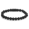 REBEL & ROSE REBEL & ROSE Armband |Mad Panther - All-Black | 8 mm